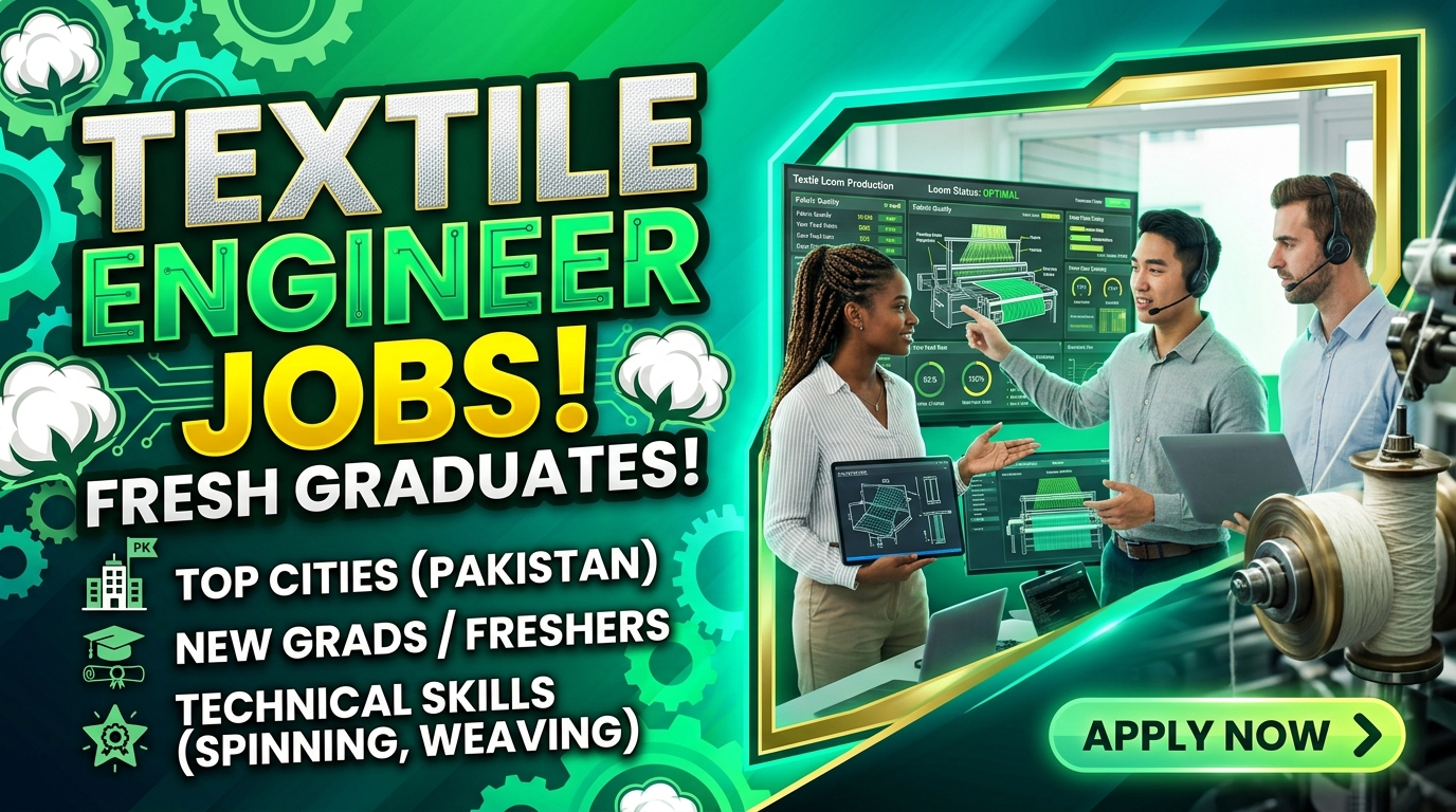 textile jobs for freshers