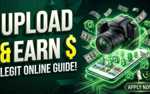 Click Karo, Upload Karo, Paisay Aatay Rahen — Stock Photo Selling Se Passive Income
