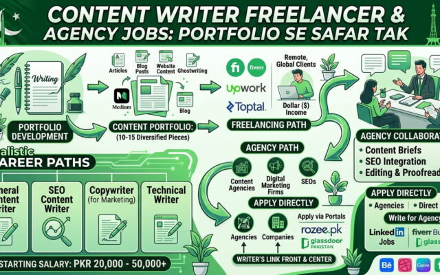 Content Writer Fresher Jobs: Agencies Aur Companies Mein Entry Kaise Milti Hai