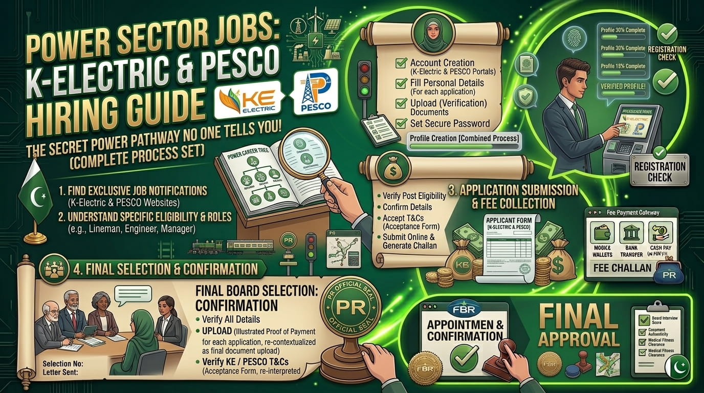 K-Electric Aur PESCO Jobs: Power Sector Mein Hiring Kaisi Chalti Hai
