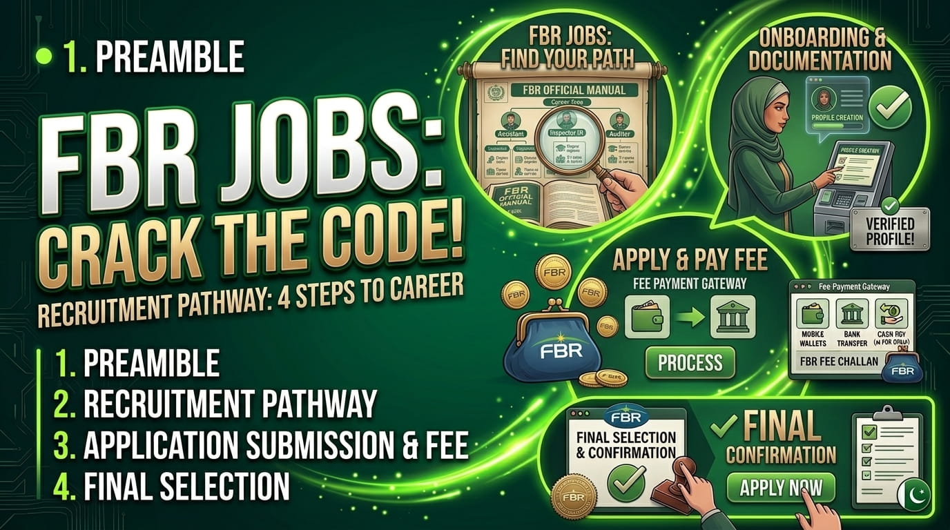 FBR Jobs: Inspector Se Assistant Tak — Kya Chahiye Aur Kaise Milti Hai