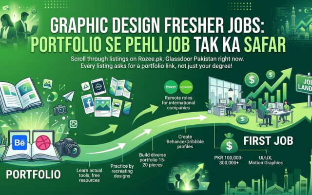 Graphic Design Fresher Jobs: Portfolio Se Pehli Job Tak Ka Safar