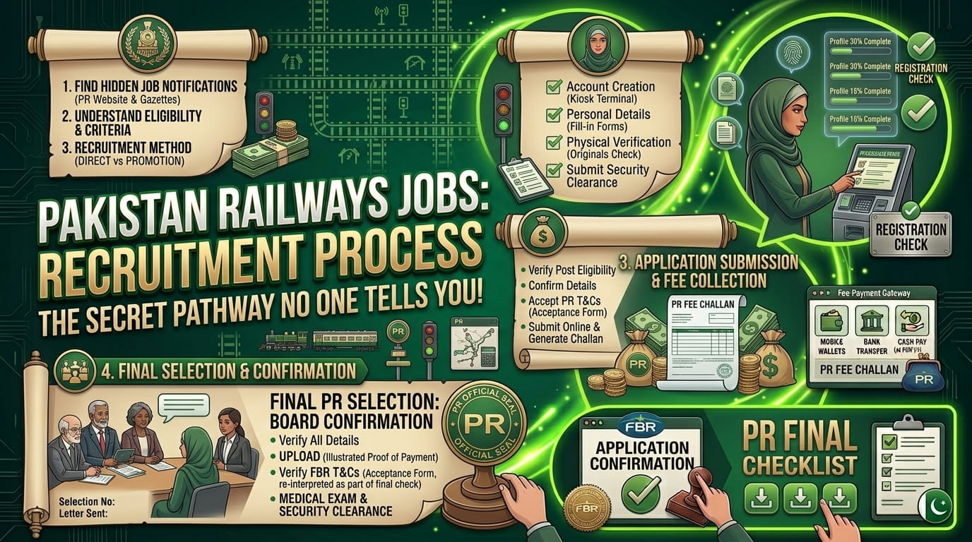 Pakistan Railways Jobs: Recruitment Process Jo Koi Sahi Se Nahi Batata