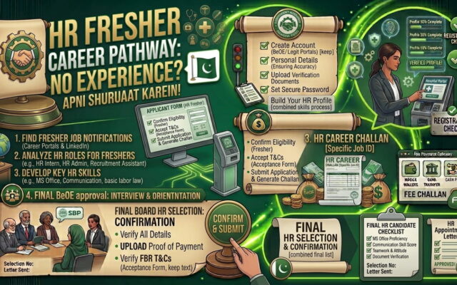 HR Fresher Jobs in Pakistan: Career Kaise Shuru Karein Bina Experience Ke