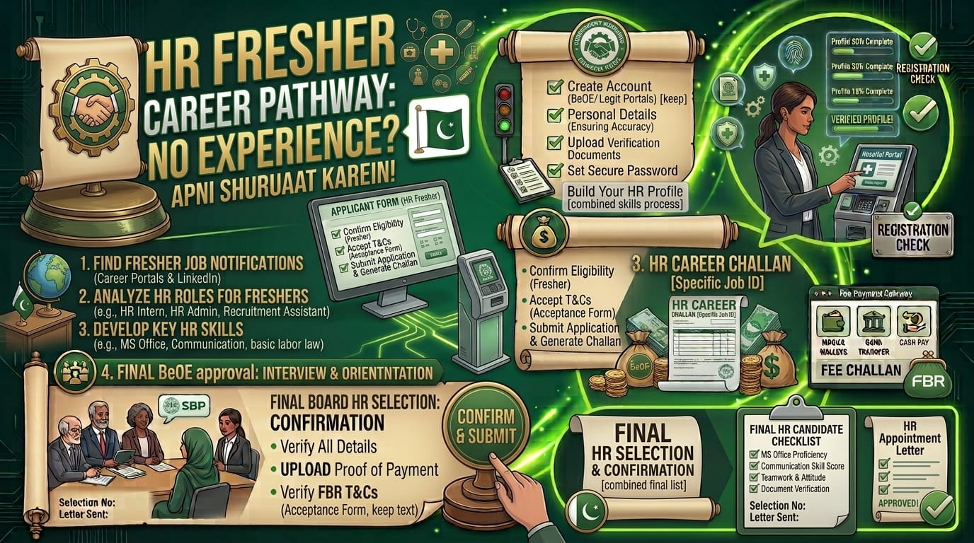 HR Fresher Jobs in Pakistan: Career Kaise Shuru Karein Bina Experience Ke
